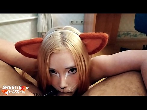 ❤️ Kitsune loro dick na kụkọba n'ọnụ ya ☑ Anal porn ❌️